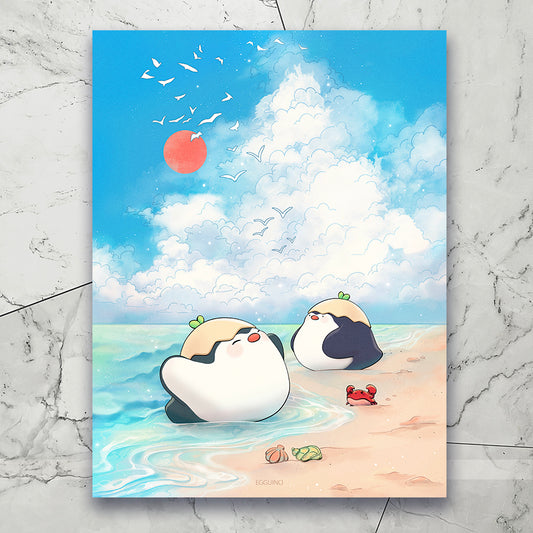 Art Print: Beach Daytime