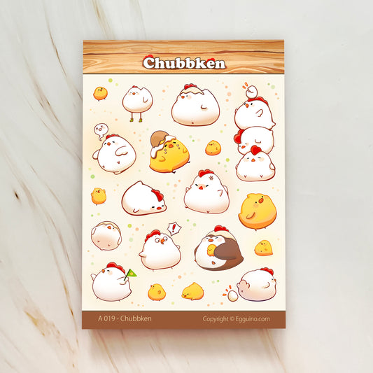 Sticker Sheet: Chubbken