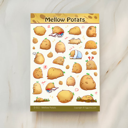 Sticker Sheet: Mellow Potats