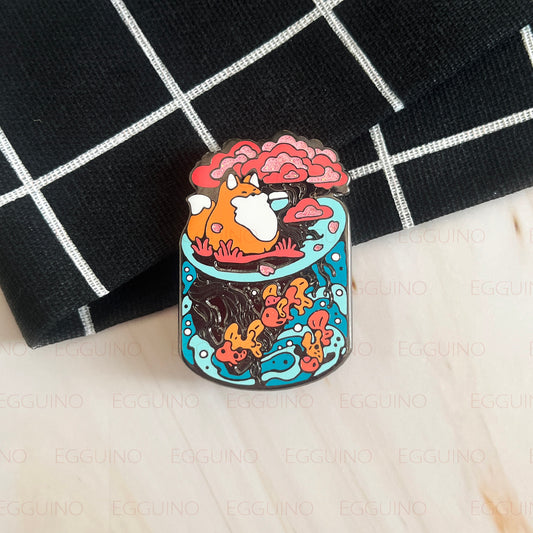 Enamel Pin: Sakura Fox