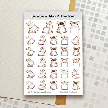 Sticker Sheet: J019 Bun Mark Tracker