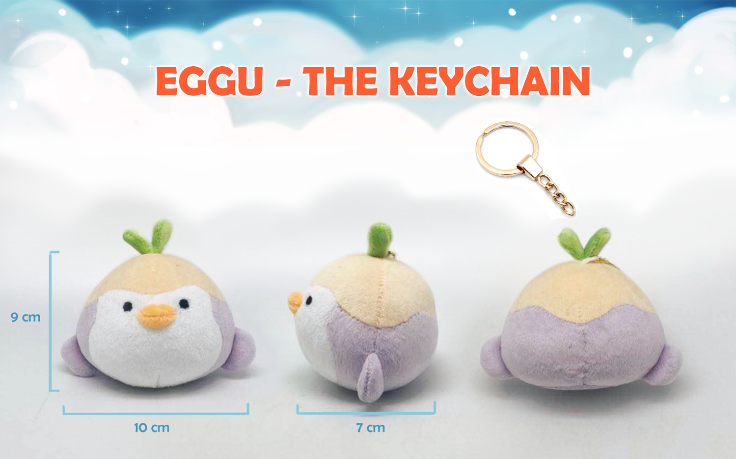 Plushie: Smol Eggu Keychain