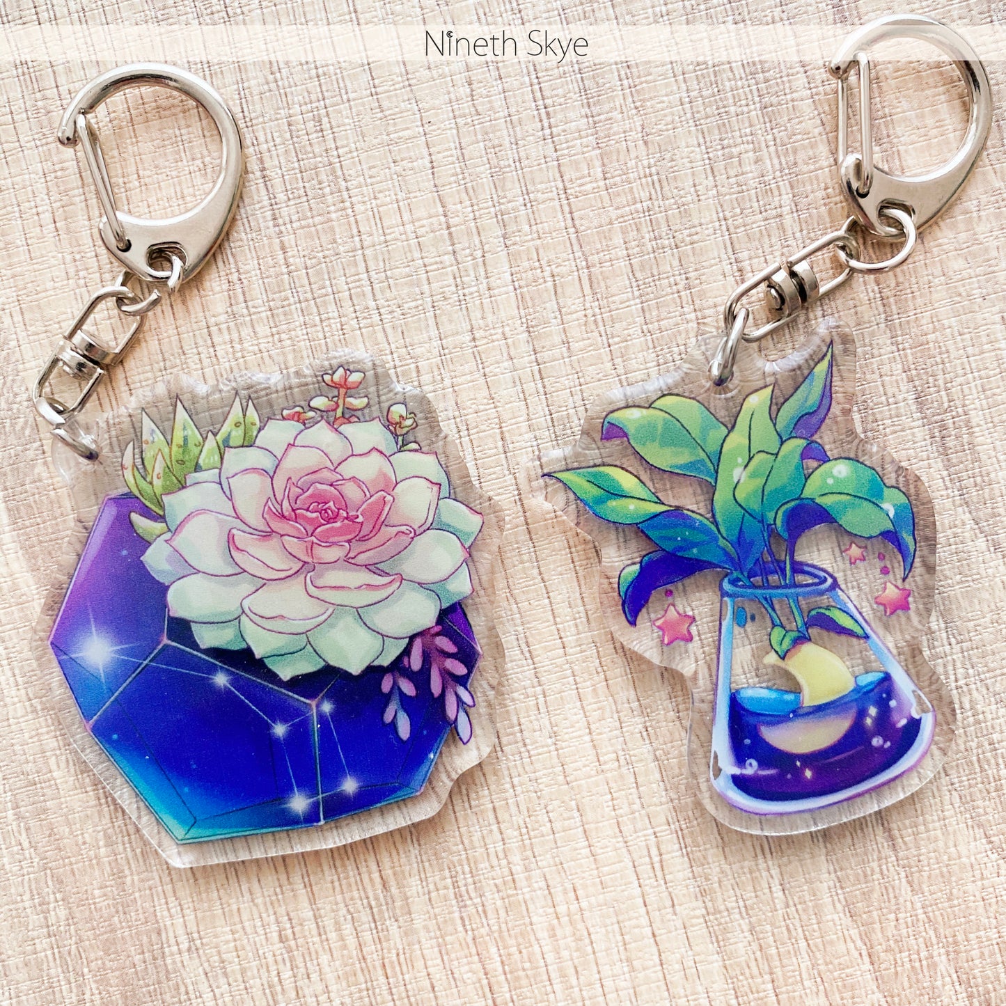 【Keychain】Moon Plant