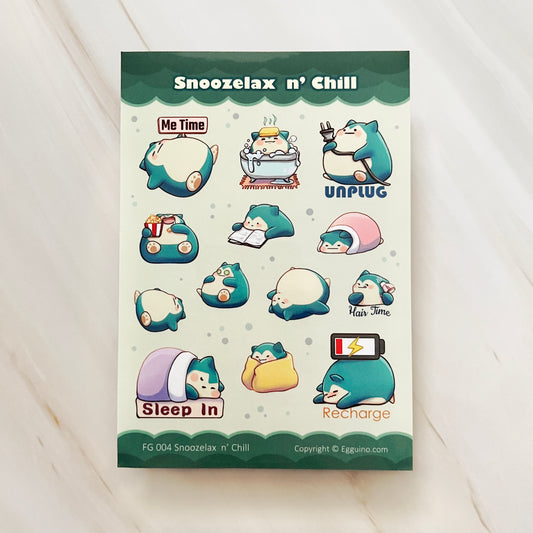 Sticker Sheet: Snooze n' Chill